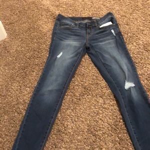 Dark wash jeggings